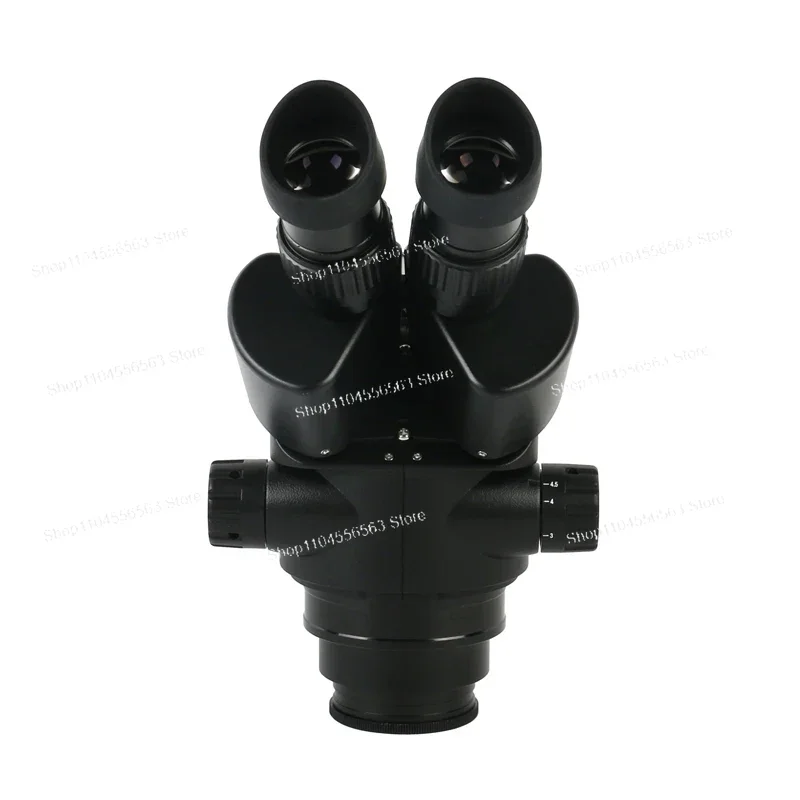 Trinocular Stereo Zoom Microscope 3.5X-90X with 56 LED Ring Light, for PCB SMD Soldering Repair, Industrial Inspection