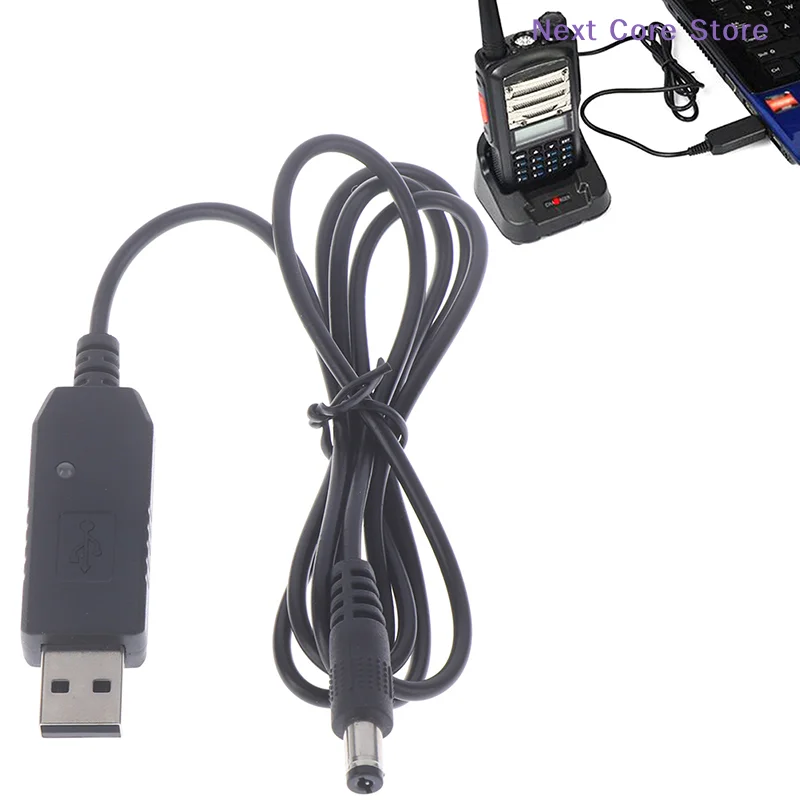 [NC]Black Talkie USB Charging Cable For UV-5R UV-82 BF-F8HP UV-82HP Charger Base[NC]
