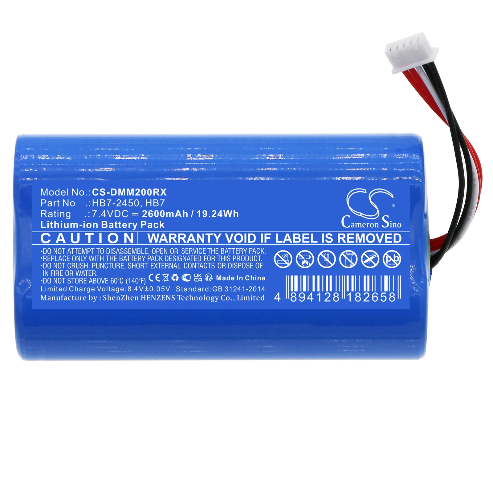 Li-ion Remote Controller Battery for DJ,I7.4v,2600mAh,Mavic Mini 2 Remote Controller