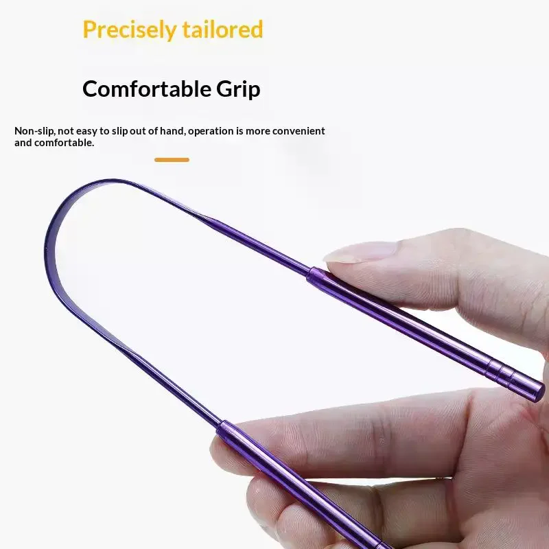 Stainless Steel U-shaped Tongue Scraper Gratte Langue For Oral Hygiene Scraper Cleaning Tools For Cleaning Between Teeth
