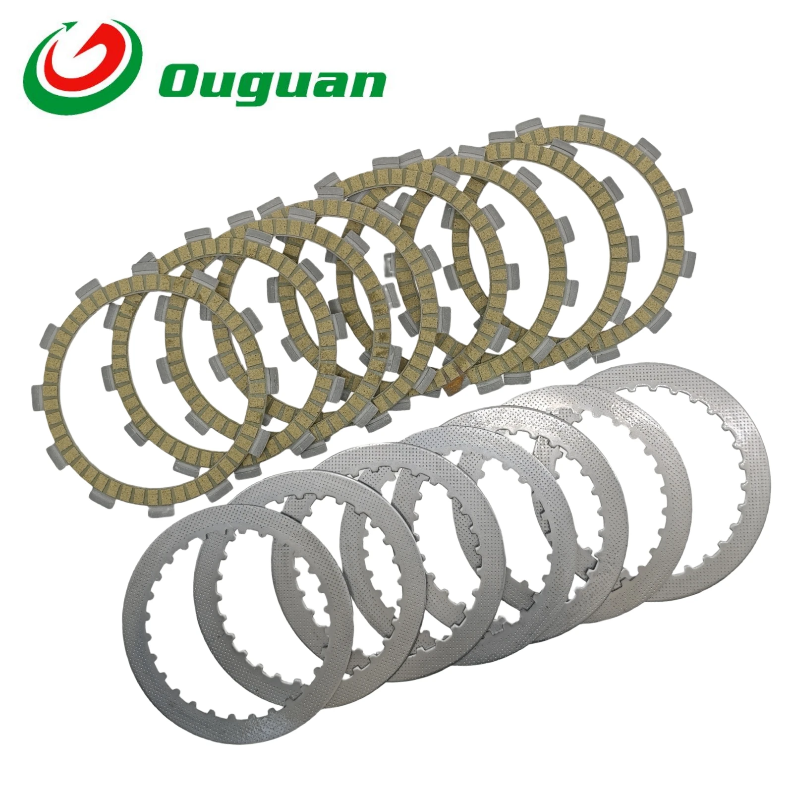 

ouguan for Suzuki GSX600 GSX750F Katana GSX750W GSF650 GSF650S Bandit 650S GSX 600 750 GSF 650 Friction Plates Steel Disc Kit