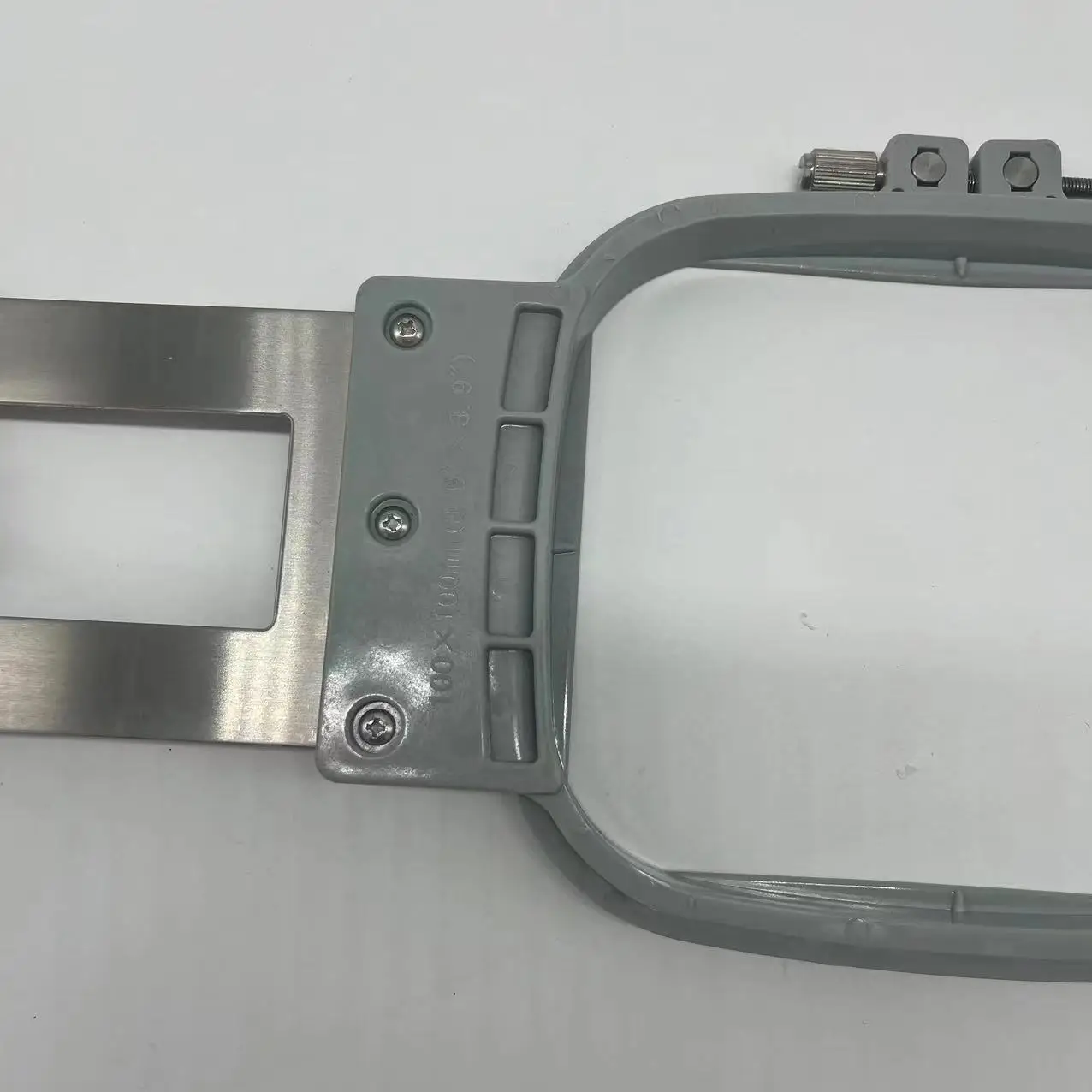 حار بيع 100x100mm شقيق التطريز الإطار التطريز الأطواق النايلون عبر غرزة هوب