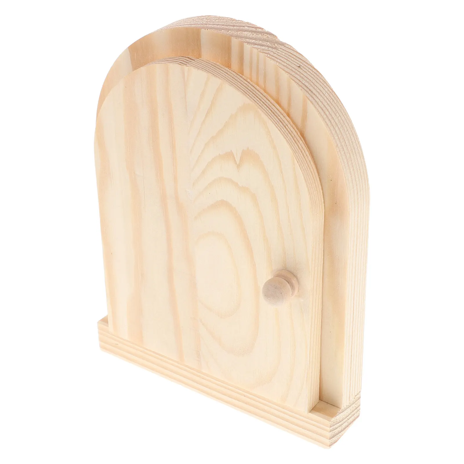 

Wooden Fairy Door Outlet Cover Plate Decorative Wall Plate Child Proof Light Switch Guard Safety Protector for Bedroom Living