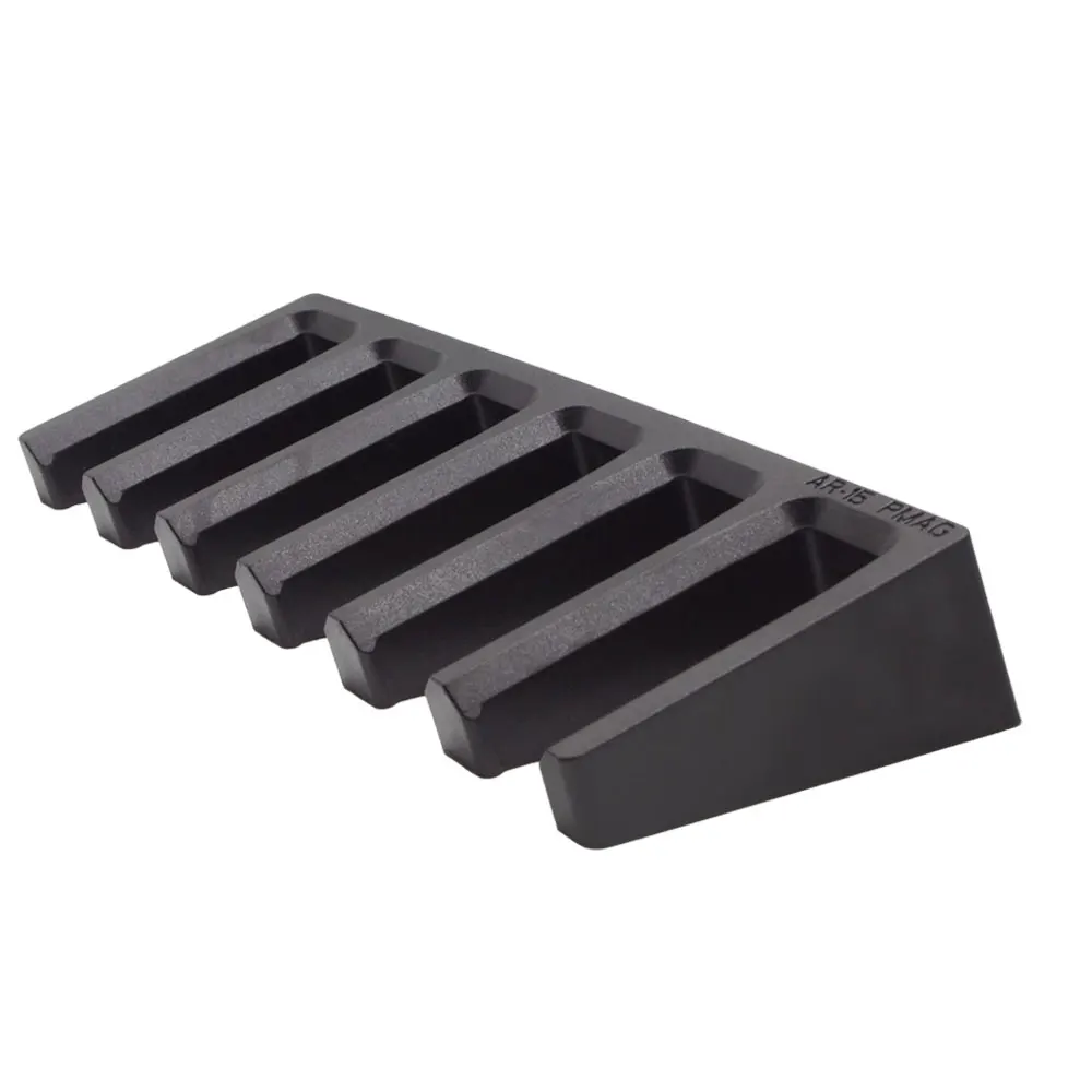 for Glock Shooting Solid ABS 6X Standard PMAG Wall Mount Magazine Rack Family Magazine Storage Rack Outdool Tool for Real Weapon