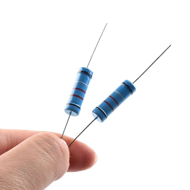 150 шт., набор резисторов 1%, сопротивление 5 Вт, комплект металлопленочных резисторов, 10 Ом ~ 1 м, 30 значений, комплект электронных компонентов