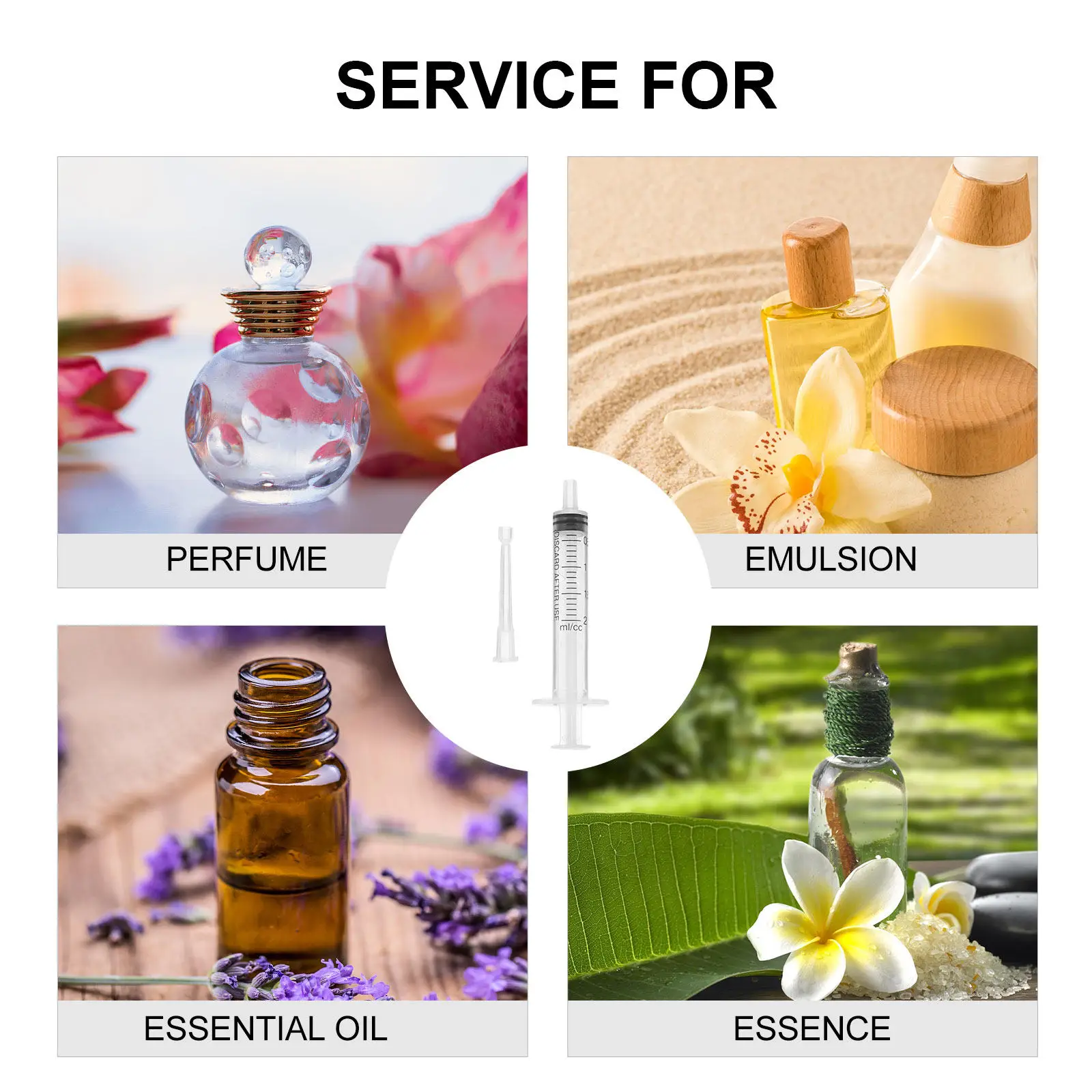 

15Pcs 2Ml Perfume Sub Bottles Portable Travel Tubes Refillable Lotion Syringe Empty Storage Bottles for Shampoo Soap