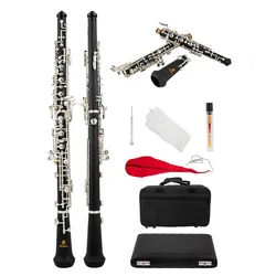 Rowetter Professional C Key Oboe Semi-Automatic Style Cupronickel Silver/Gold/Nickel-Plate O201