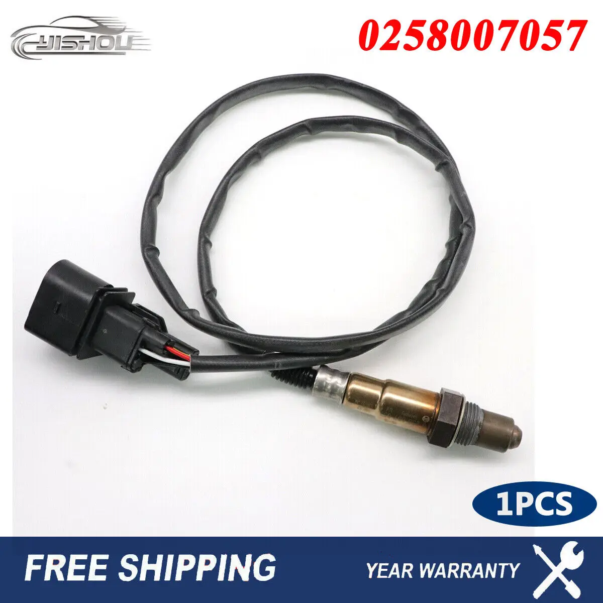 

New 0258007057 Upstream Air Fuel Ratio Lambda O2 Oxygen Sensor for AUDI TT Volkswagen Je Tta Golf Beetle LSU4.2 1.8L 1999-2005