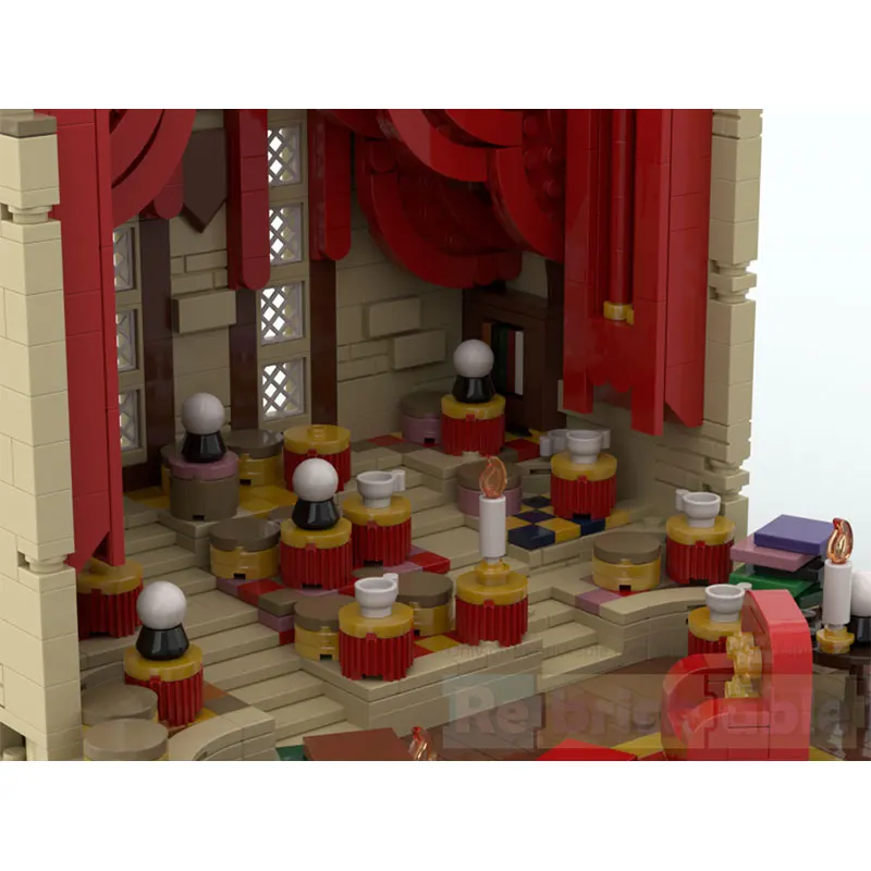 1241 pezzi MOC- 210862   Professor T's Divination Classroom Castle Deries Building Block Modello Particelle Assemblaggio fai-da-te Regalo per bambini