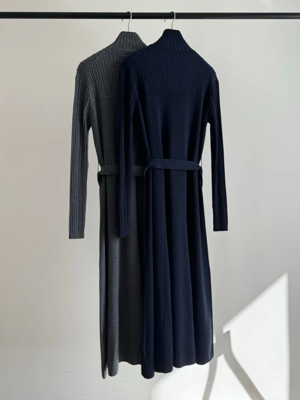 Fine Wool Knitted Long Dress