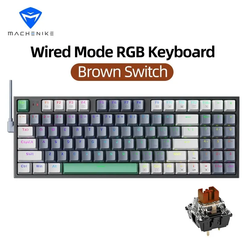 MACHENIKE K500 94-Key Hot-Swappable Mechanical Keyboard image