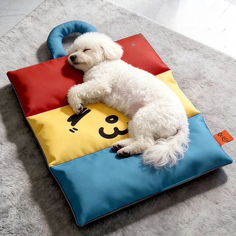 1pc Alfombra Refrigerante Reversible para Perros y Gatos, Cama Plegable Resistente para Mascotas, Colchoneta Plegable para Cachorros y Gatitos