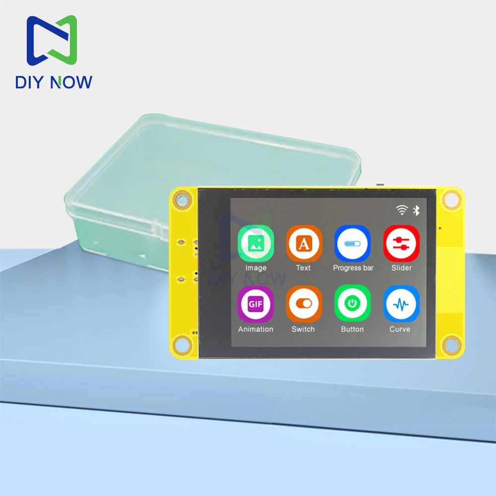 Placa de desenvolvimento ESP32 WIFI e Bluetooth com display inteligente de 2,2 polegadas Controlador ESP32-D0WDQ6 suporta aplicações IoT para Arduino