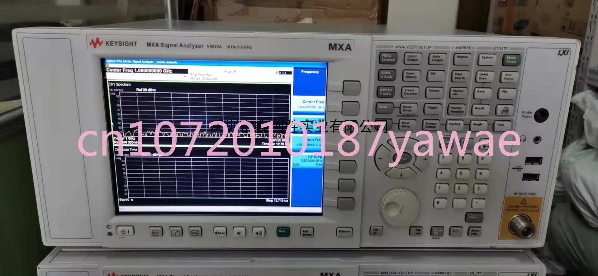 

Анализатор спектра Agilent Keysight N9020A MXA, использованный точечный тест OK 3,6G 80%-90%, новинка