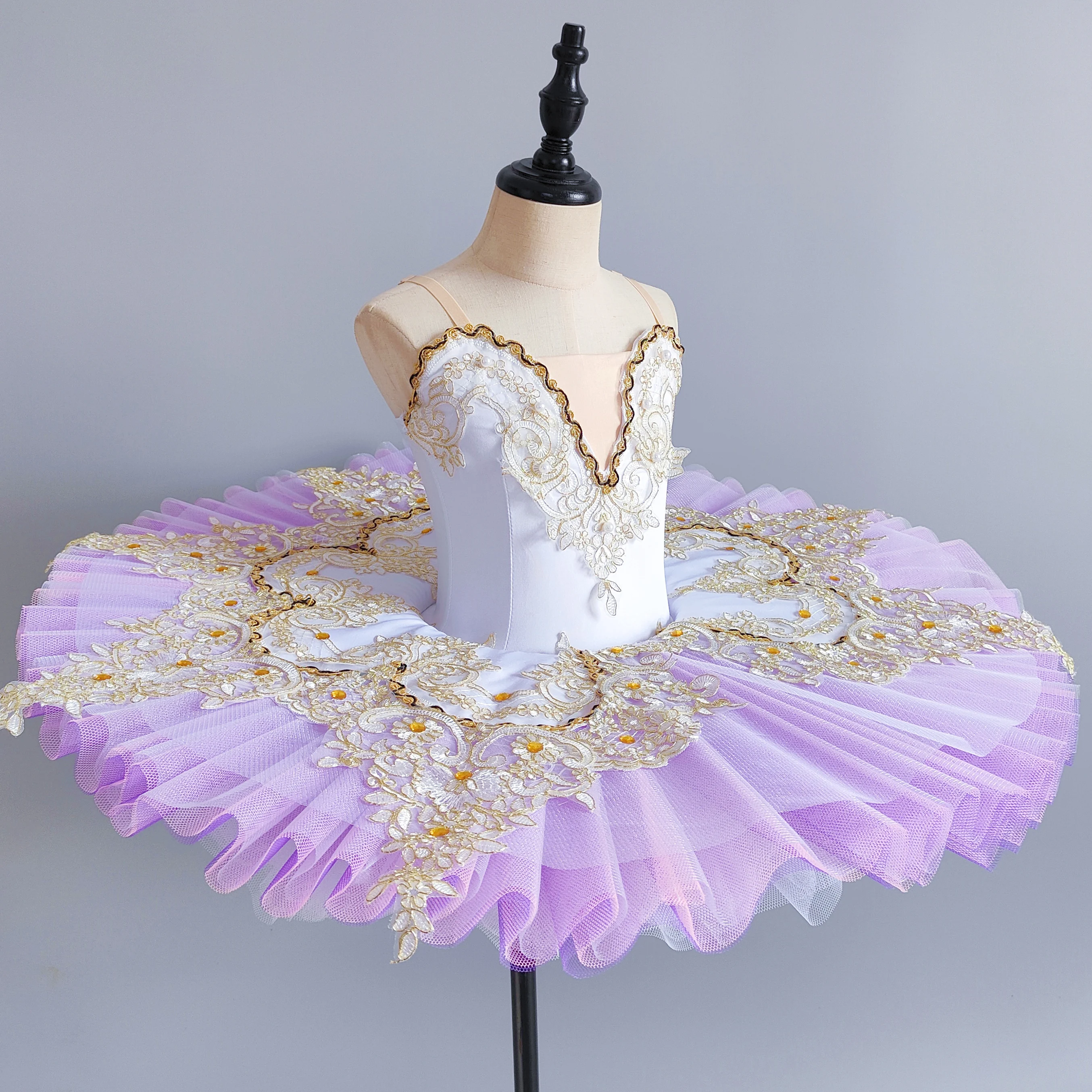 New Professional Ballet Tutu Girls Platter Pancake Tutu Ballerina Party Dress Adult Women Child Kids Ballet Dance Costume