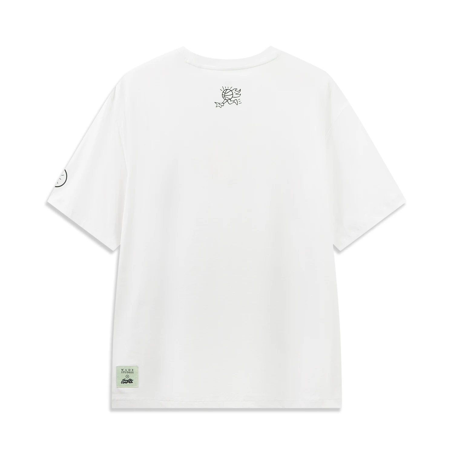 Li-Ning Men's Wade x Timothy Goodman Collaboration T-shirt LN COOL 45.5%Cotton 35%Polyester 19.5%Viscose LiNing Tee AHSW537