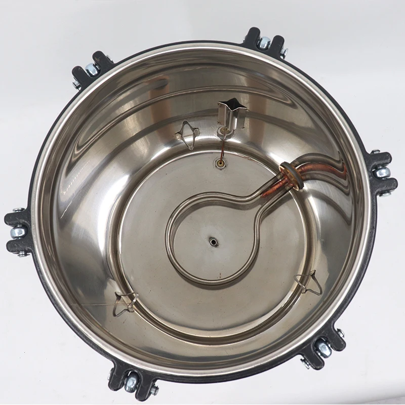 2kw 24L Temperature controlled portable steam sterilizers autoclaves mushroom 24 liter  pressure steam sterilizer machine Equipm