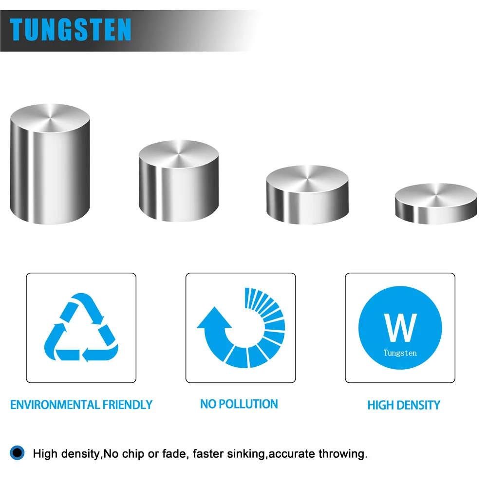 5OZ Tungsten Weights for Wood Car Cylindrical Tungsten Weight Kit for Fastest Car Speed Pine Race Wood Car Weights