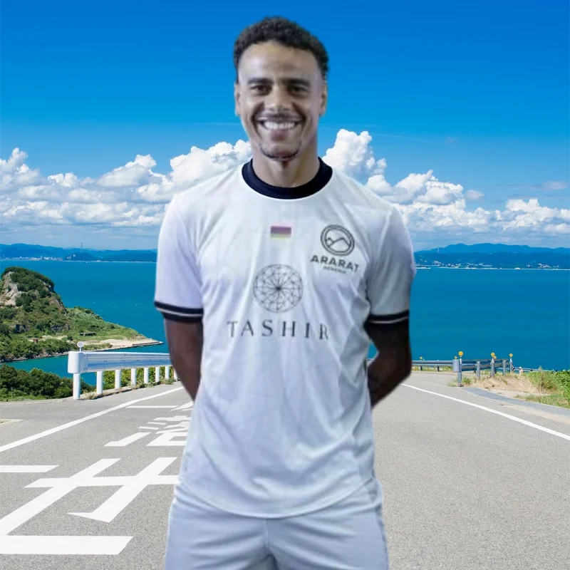 26/27 Neues Herren-Trikot der FC Ararat Armenien, 3D-Druck, Y2K, schnelltrocknendes Sportshirt für den täglichen Gebrauch und das Training, T-Shirt. – Detail 3