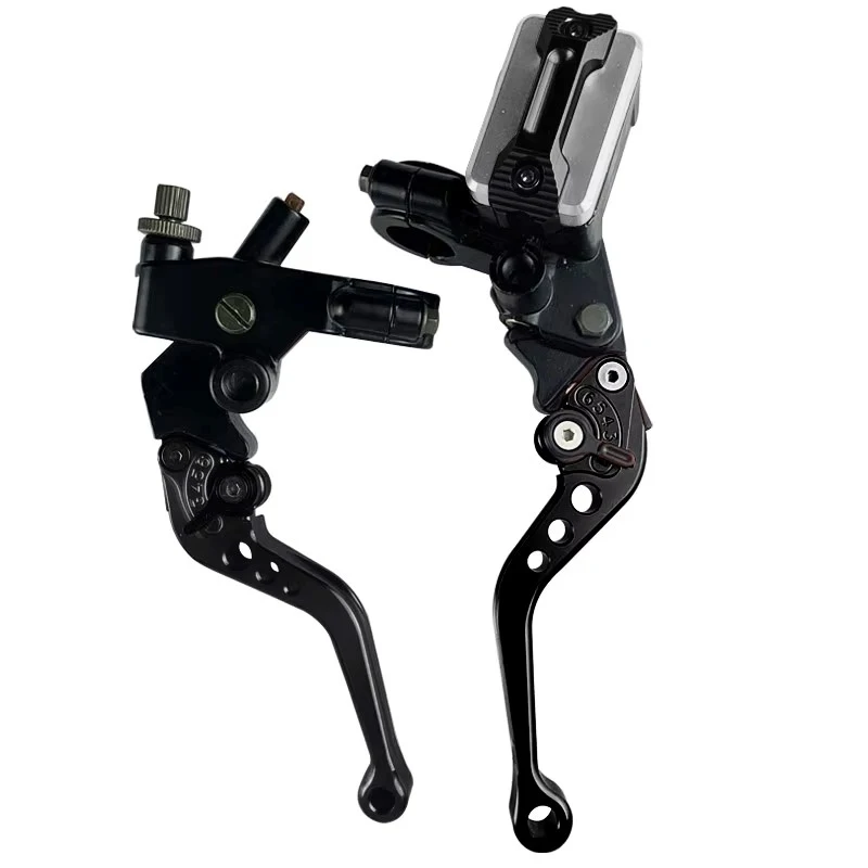 CNC Een Paar 7/8 "22mm Universele Motorfiets Hoofdremcilinder Hendel Kabel Koppeling Reservoir Voor Scooter Sport crossmotor