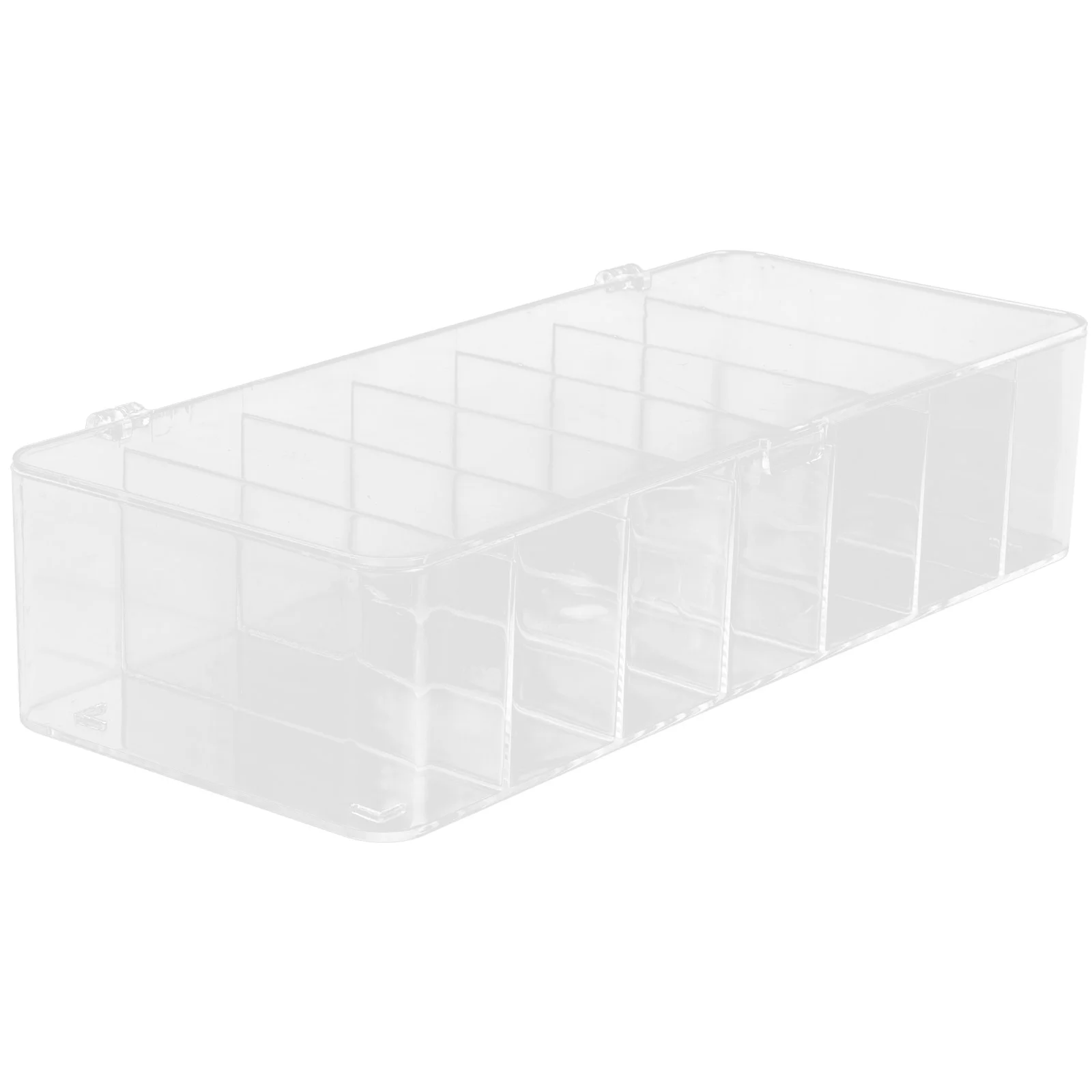 Tea Bag Holder Organizer Clear Acrylic Sugar Packets Storage Bin Box Coffee Bags Containers