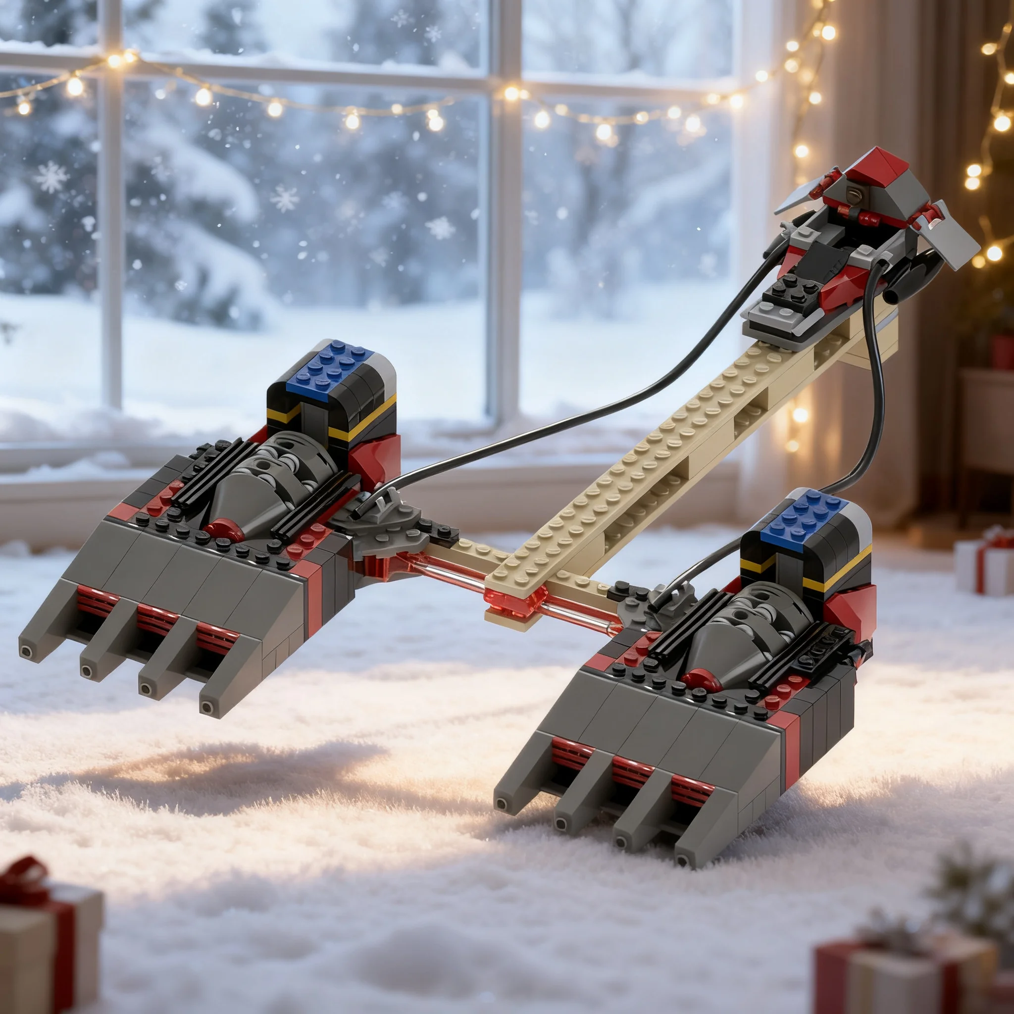 372ピース-moc-ダッド・ボルトのポドレーサー-レトロスタイル-スターバトル-モデル-ビルディングブロック-クリスマスギフト-組み立て玩具-ディスプレイクラフト