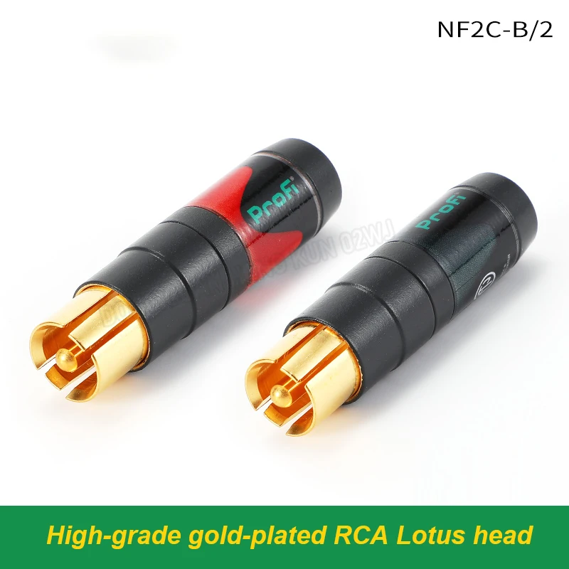 

Высококлассные Аудиофильные usb разъемы Lotus NF2C-B/2 RCA аудио/видео разъемы для телефона телескопические антишумовые адаптеры RCA