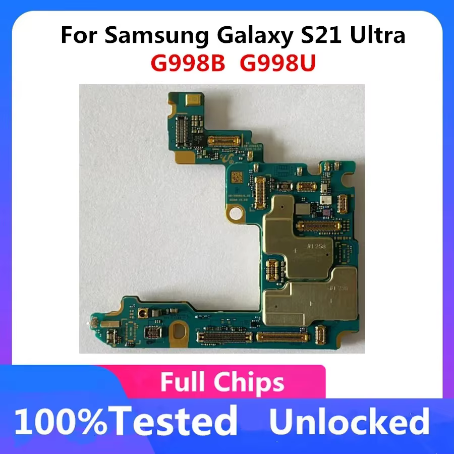 High-Quality Motherboard For Samsung Galaxy S21 Ultra, Compatible With Multiple Models.