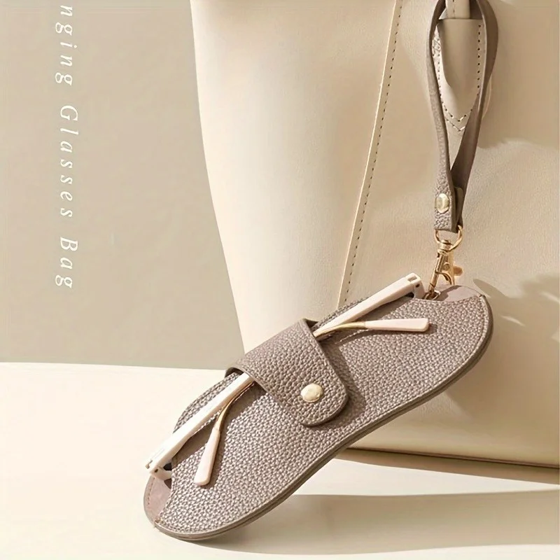 1pc 5 Colors Available glasses storage bag, Fashionable Lightweight Detachable Durable Eyeglass Case for All Seasons