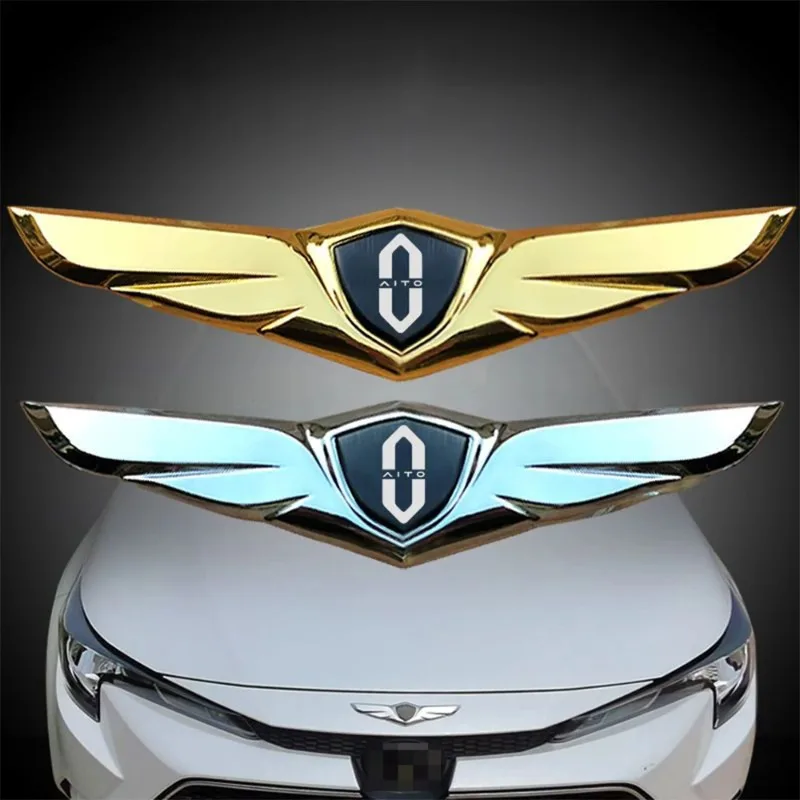 YUNV For Huawei AITO M7 M5 2021 2022 2023 Car Front Logo Auto Engine Hood Logo Cover Sticker Decor Cover Trim Decor Accessories