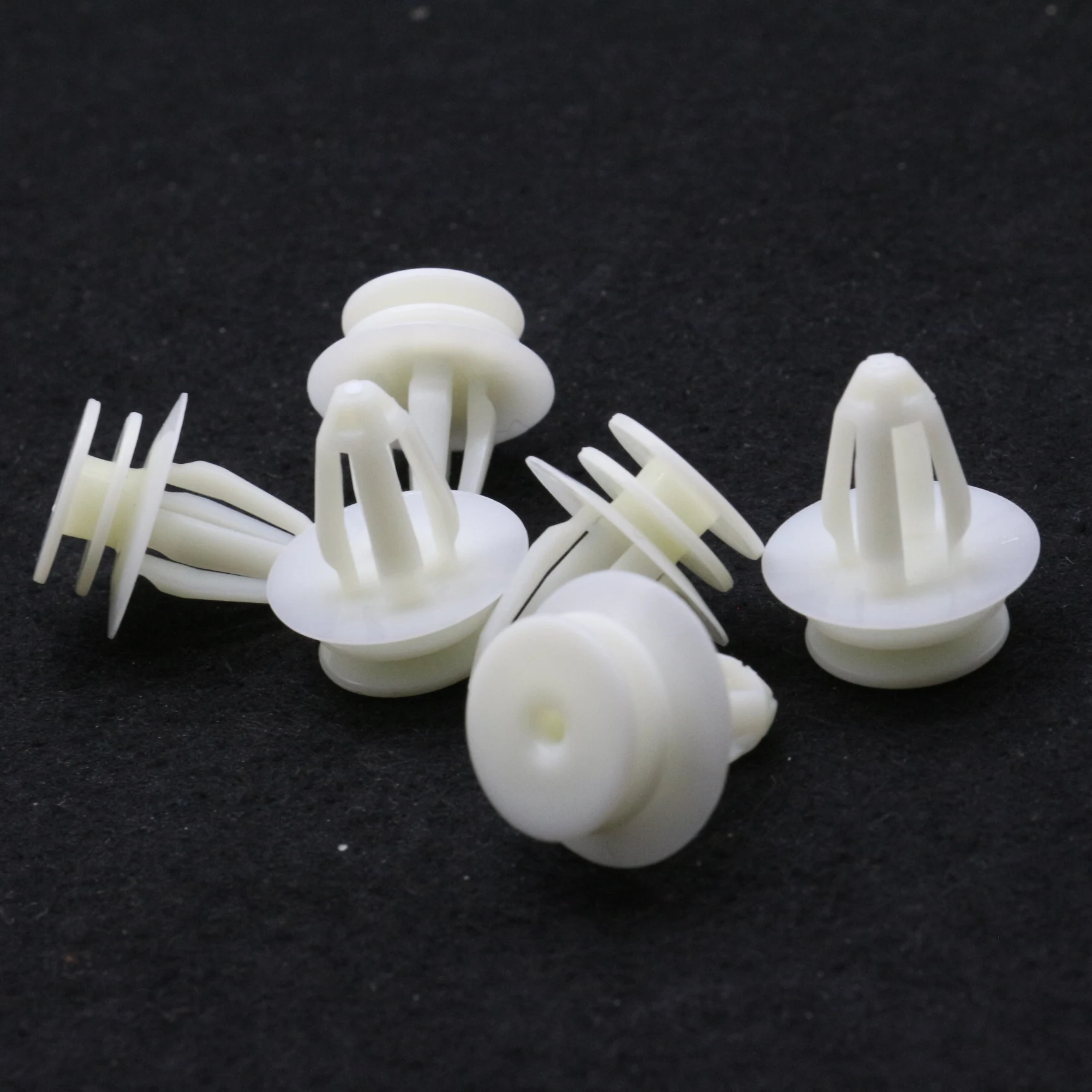 

10 Pcs Door Trim Fastener Interior Clips For Volkswagen 6Y0867260 Renault Replacement 7701057716 White Nylon Retainer