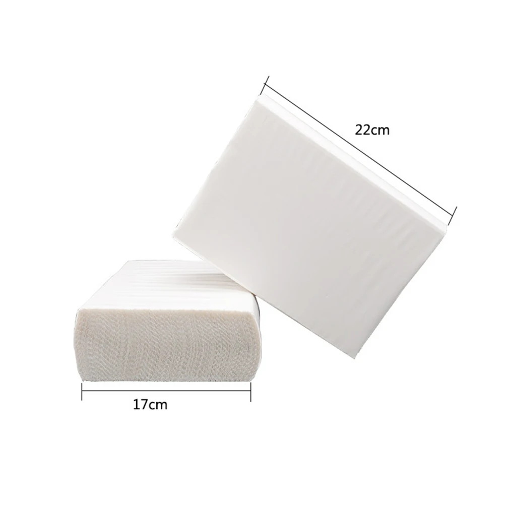 

400 PCS Thickened Paper Towels Hand Wipe Tissue Bathroom Table Kitchen Use Water Absorbent Durable Roll