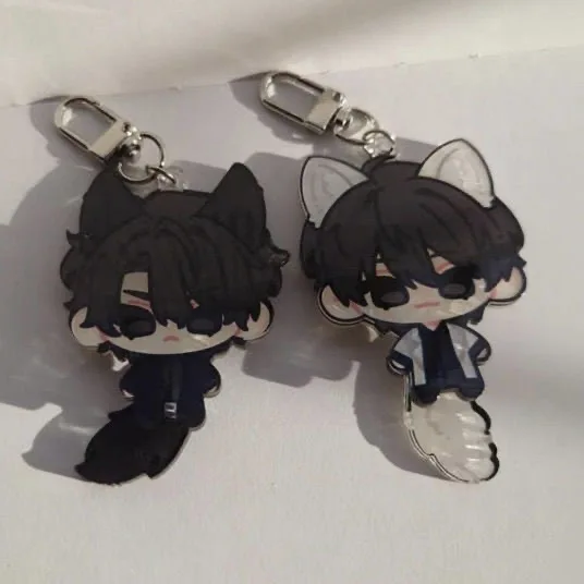 New Quanzhi Reader's Perspective Surrounding Golden Sole Liu Zhonghe Acrylic Keychain Decorative Backpack Pendant Gift