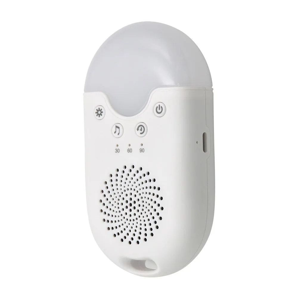 

White Noise Machine with Night Light And Soothing Music Sleep Aid Device for Better Restful Sleep Quality