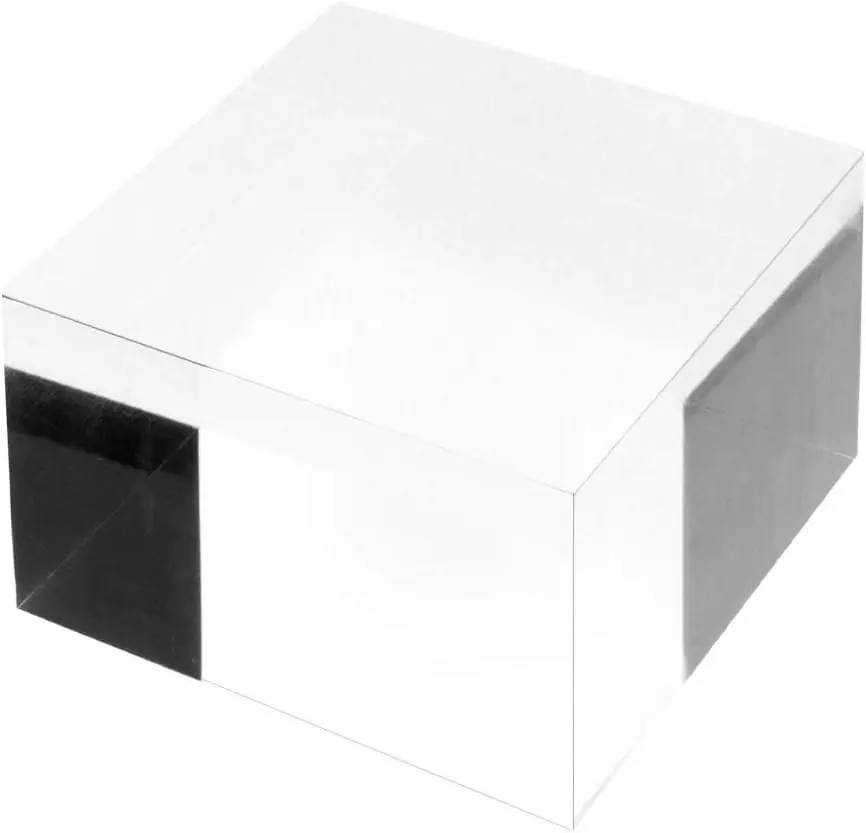 

Clear Acrylic Display Cube for Jewelry and Collectibles, 2x4x4 Inches
