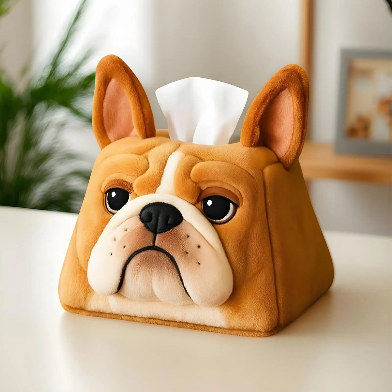 

Коробка для салфеток с милым щенком, украшение для гостиной, рабочего стола, украшения для дома, кровати, комнаты, креативные салфетки с мультяшной собакой, бумажная коробка для хранения