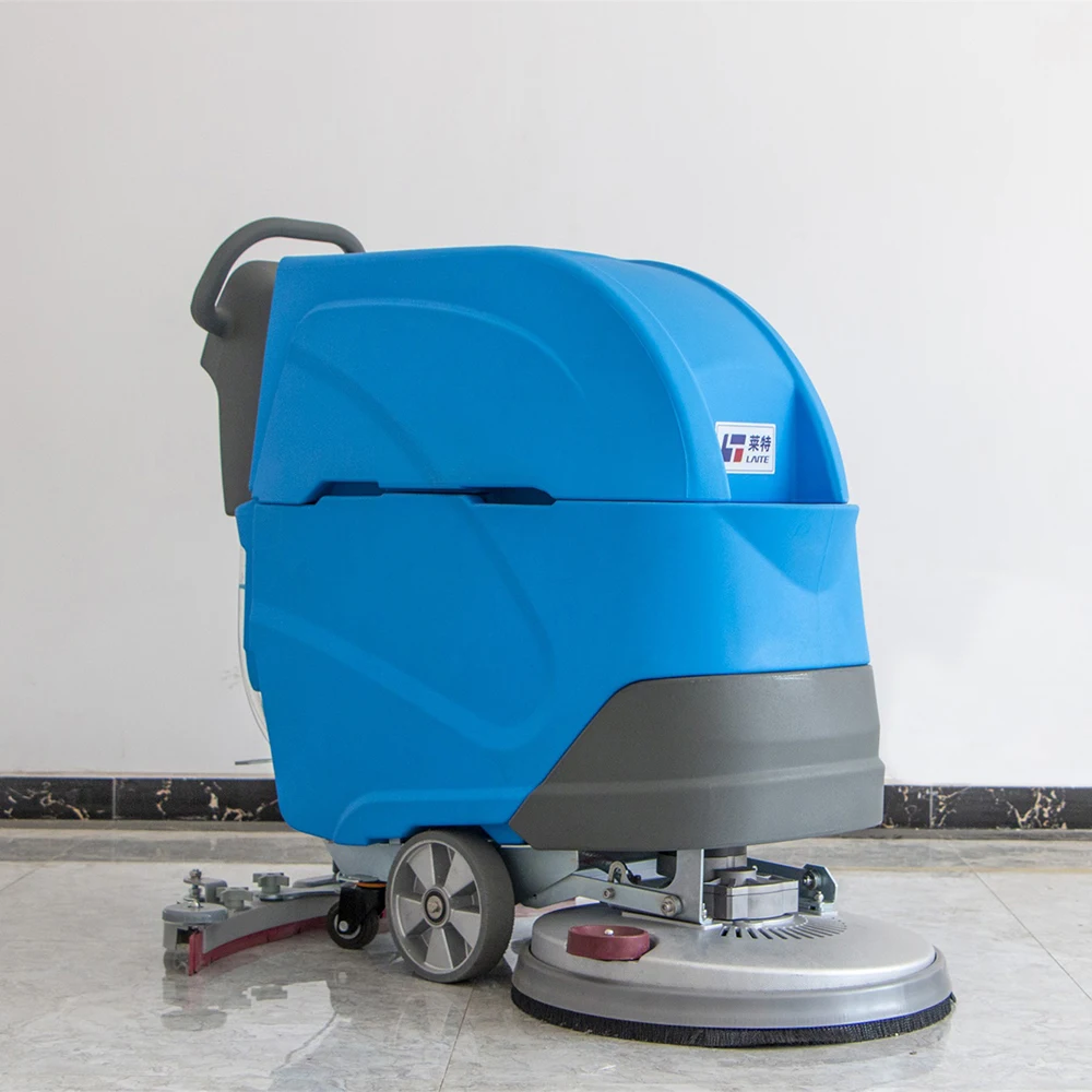 

Commercial Electric Floor Cleaning Scrubbing Machine Portable Walk Behind Floor Scrubber