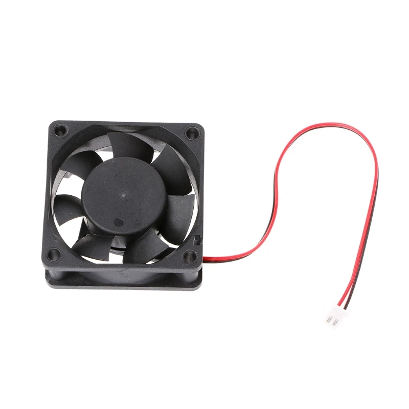 60x60x25mm wentylator 6025 12V 24V dla DC bezszczotkowy komputerowy wentylator chłodzący 3200RPM USB 2 Pin łożysko ślizgowe komputer stancjonarny do obudowy — zdjęcie 7