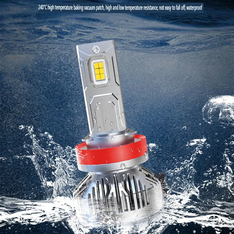 Get Rid of Dim and Yellow Lights with H7 LED Headlight Bulbs Car Light Retrofit 6000K 23000LM for H11 H8/H9