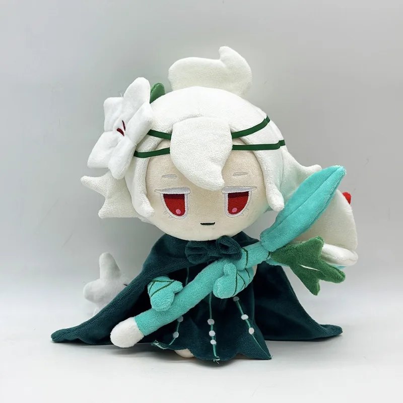 

White Lily Cookie Plush Toy Shadow Milk Cookie Cute Cartoon Stuffed Doll Toy Soft Pillow Room Decoration Children Birthday Gifts