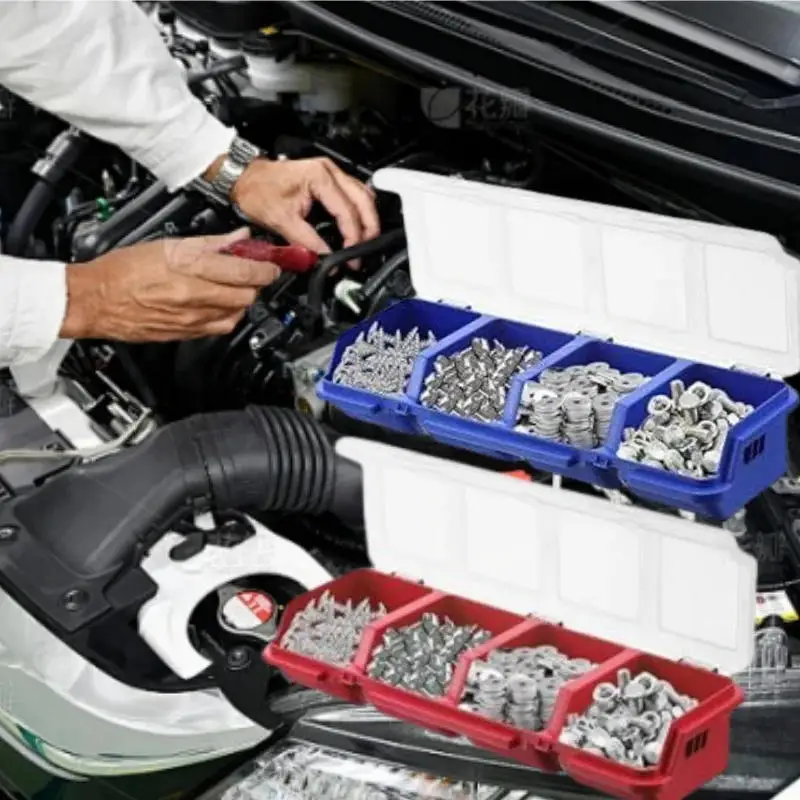 Multi-Compartment Organizer Box For Screws And Small Parts Durable Hardware And Jewelry multi-purpose Storage Case