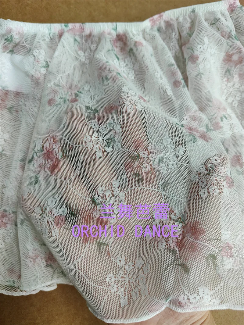 رخيصة أطفال بنات الطفل ممارسة الرقص ارتداء دنة الأزهار المطبوعة شبكة الباليه التنانير مع ثياب متطابقة