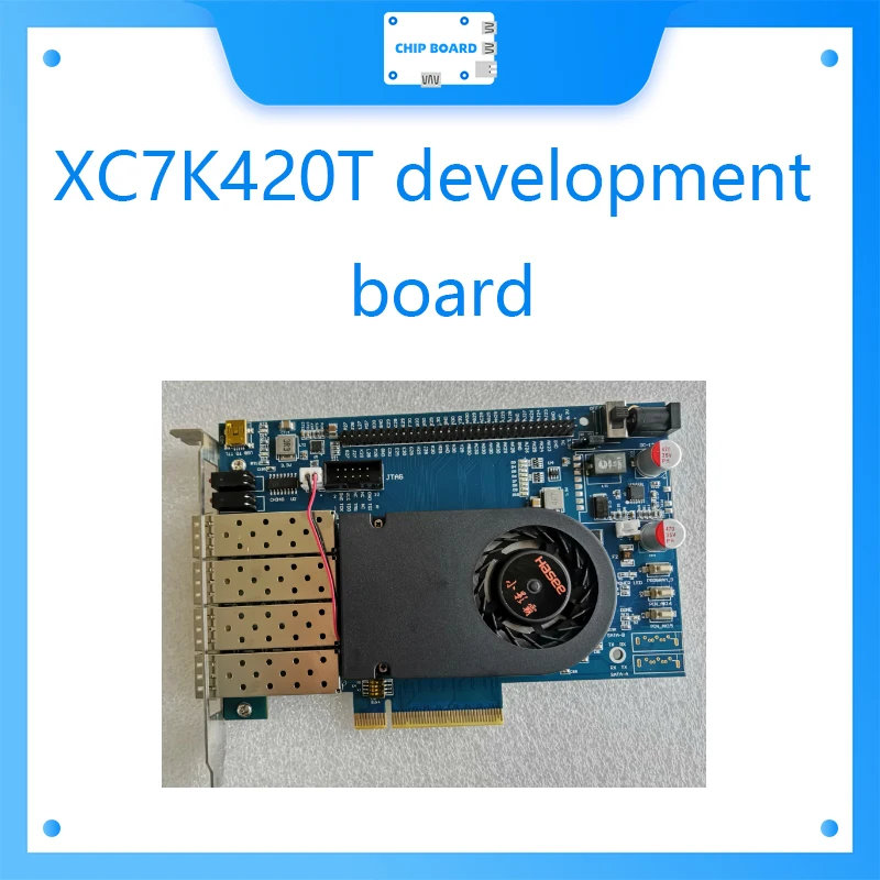 Placa de desarrollo XC7K420T placa de desarrollo fpga pcie Kintex 7 SFP + 10G