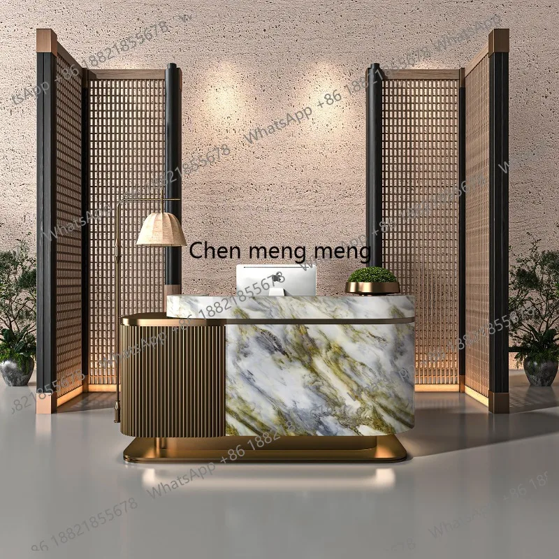 

Club Beauty Salon Water Bar Marble, Company Front Desk Hotel Sales Department Front Desk