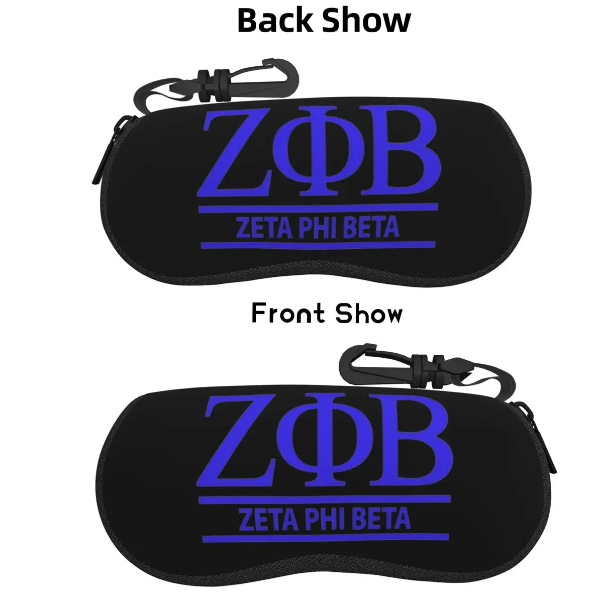 

Zeta Phi Beta, греческая буква 1920, ZOB, чехол для очков, защитная коробка для солнцезащитных очков, женская и мужская мягкая сумка для очков, сумка