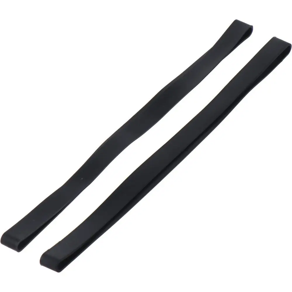 

10 Pcs Standard Resilience Black Rubber Bands Large Duty Rubber Elastic Strap Silicone Wrapping Notebook Office