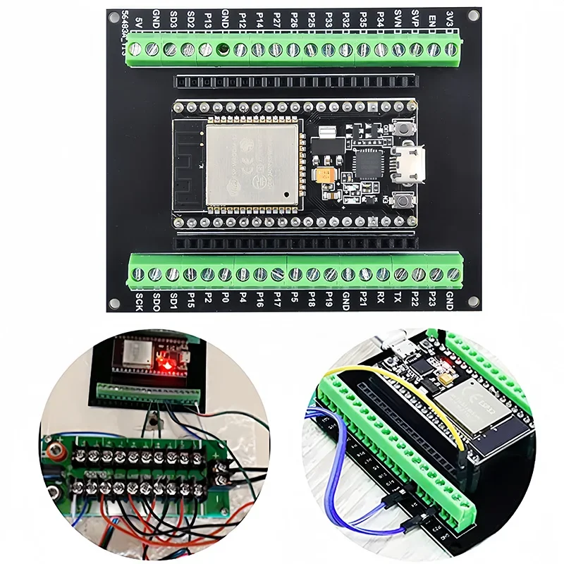 Płytka zaciskowa ESP32 dla Arduino GPIO 1 na 2 kompatybilna z 38 pinami ESP32S Płytka rozwojowa ESP32 2,4 GHz Dwurdzeniowy F2C3