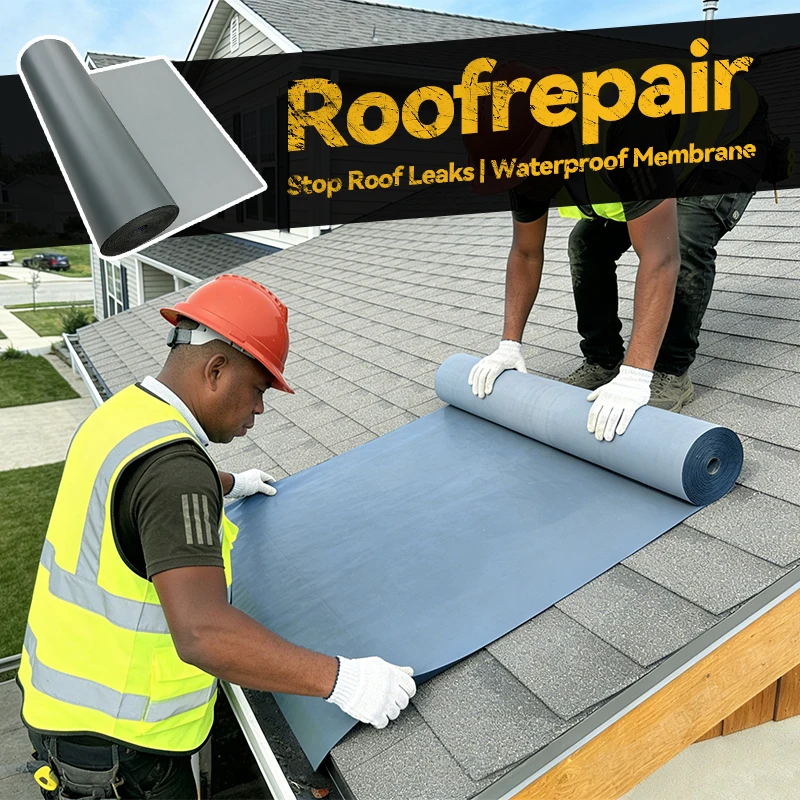 Self Adhesive Waterproof Membrane Instant Leak Stop Seal Repair Tape for Roof Garage Balcony Pipeline Outdoor Building Use