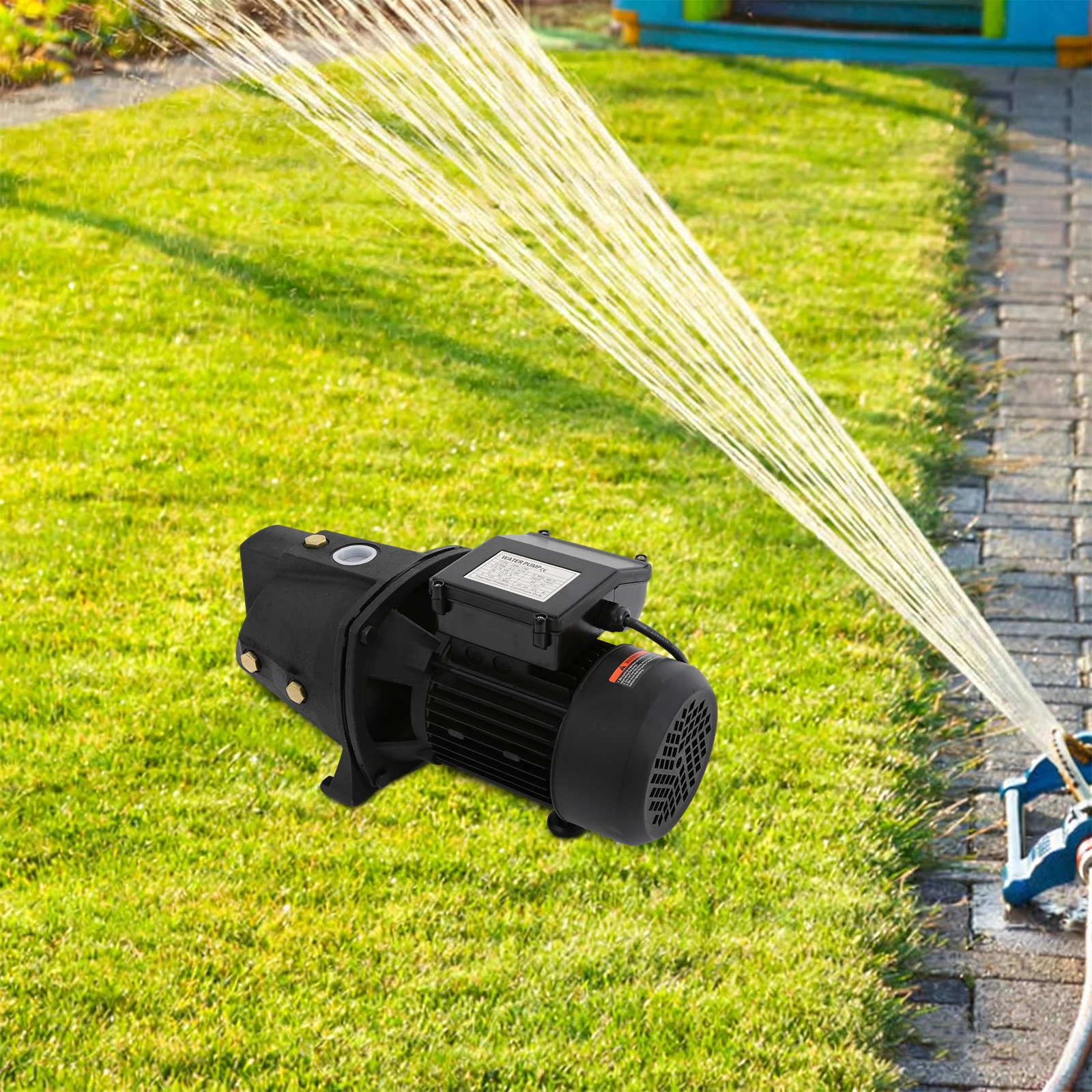 

750W 1HP Powerful Well Jet Pump High Speed With Pressure Switch Garden Farm Irrigation Water Pump Corrosion-resistant