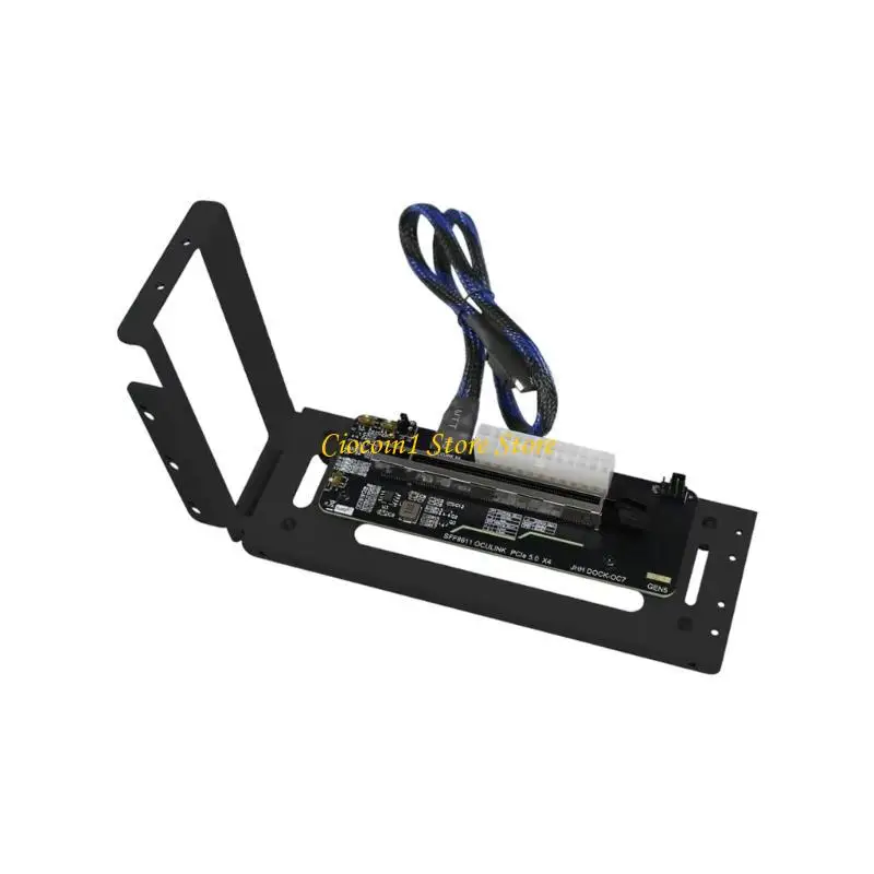 A3PC Portable PCIe 5.0 GPu Dock 128GB/s Laptop External Graphics Card M.2 NVMe To SFF8611 GPU Gaming GPU